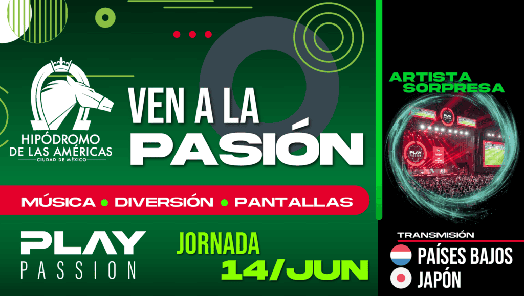 “PLAY PASSION” JORNADA 14/JUN
