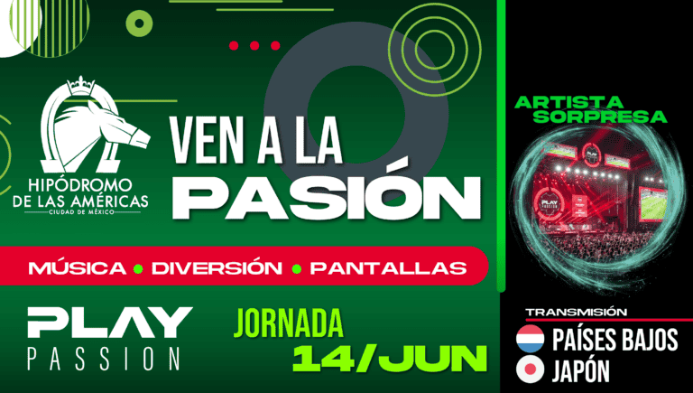 “PLAY PASSION” JORNADA 14/JUN