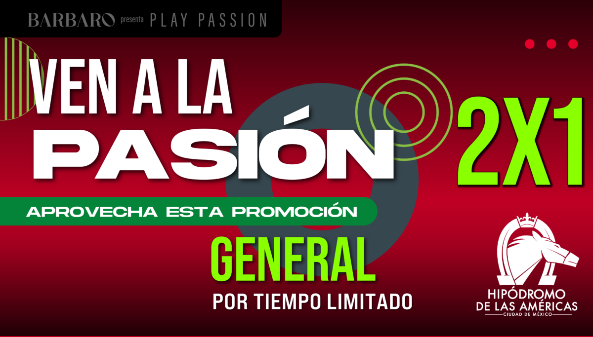 2X1 “PLAY PASSION”  11/JUN Kabah y Playa Limbo