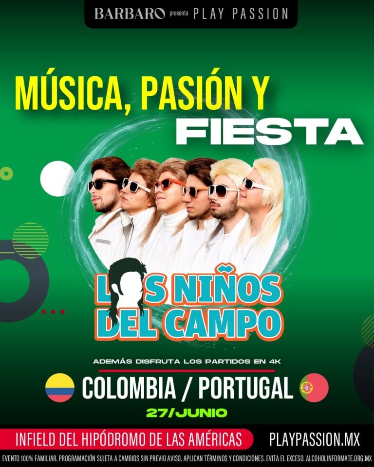 PLAY PASSION  JORNADA 27 / JUN – LOS NIÑOS DEL CAMPO -SONORA DINAMITA